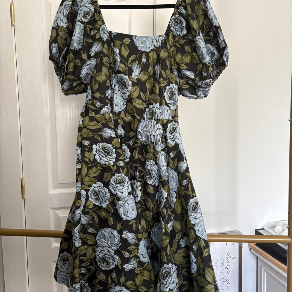 Floral Puff Sleeve Dress